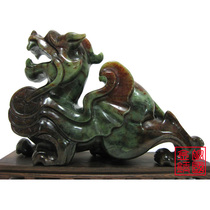 wan guo jin yu 27CM Jade brave decoration large pair of Chinese style living room classical home court decoration