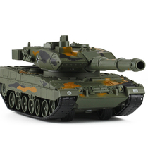 Cadiwei launches German Leopard 2A6 main battle tank military metal simulation acousto-optic alloy car model toy