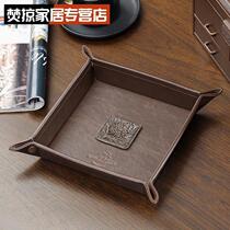 Key storage box American retro door porch key storage tray desktop remote control storage box