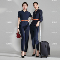 High-end Professional Suit Positive Dress Summer Temperament Fan Short Sleeve West Suit Tooling Suit Front Stewardess Work Suit