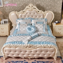 Villa Exhibition Hall-Like inter-board furniture assorted beds European-style French style bed with luxurious and multi-piece sets