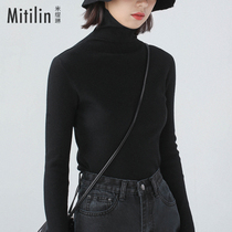 Miteline turtleneck pullover long sleeve sweater women 2019 autumn and winter New wear slim bottoming sweater top