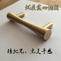 Pure copper New Chinese European handle pull ring Antique drawer wardrobe cabinet door round handle drawer buckle hand All copper