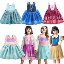 New bib apron newborn snow white ice snow painting dining waterproof princess skirt