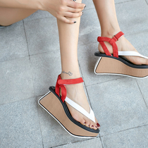 Toe Sandals Womens 2021 New Joker Korean Pointed Foot Shoes Summer Velcro