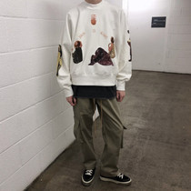 Kanye Kanye Jesus Is King album limited religious portrait foam sweater FOG brand High Street wind