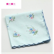 Handkerchief female nostalgic childhood memory old handkerchief Crescent white hand towel student child old grandmother