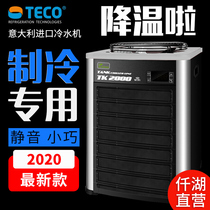 Special high TECO Italy imported chiller fish tank refrigerator household silent Teko light seawater cooling and heating