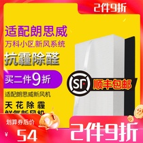 Adapted to Vanke Community Longsiwei LOWNSWELL smallpox fresh air system HEPA high efficiency filter carbon cotton core
