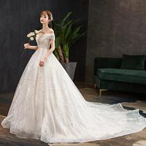 Tourism Pregnancy Wedding Dresses Korean Style Bridal Pregnant Womens Net Pregnant Women Summer Female Master Luxury Ultra Fairy-style Tongan