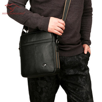 Hongyan kangaroo leather shoulder bag mens bag Messenger bag mens bag cowhide leisure business briefcase backpack