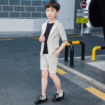 Childrens casual Korean short sleeve small suit jacket boy suit suit summer boy handsome fashion dress
