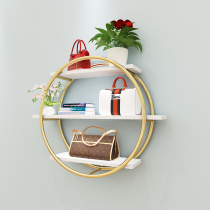 Clothing store display rack wall-mounted bag simple shelf iron hanging display rack womens clothing store wall shelf