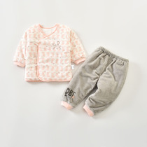 Dabi rabbit newborn monk clothing autumn and winter baby cotton padded clothing baby winter warm cotton jacket