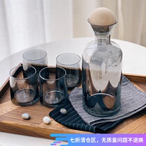 Life original crystal glass kettle light luxury modern simple home juice pot wine bottle wine set cold water