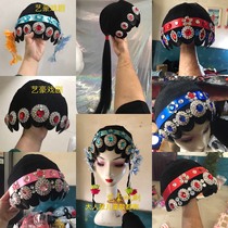 Opera Drama Peking Opera headdress headgear Simulation patch headdress Tsing Yi Flower Headdress Headdress Princess Phoenix crown bottom hat