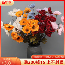 Wedding simulation flower big fireworks Big Flower Beauty Flower red color haze blue caramel line Flower road guide flower high flower