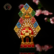 Tibetan Buddhist supplies Doma food supplies ornaments master three roots Doma painted resin