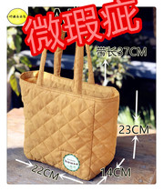 Original thick cotton cloth cute thick lunch box bag lunch bag lunch bag autumn and winter small bag New zipper style