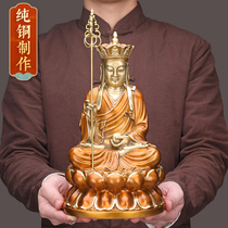 Pure copper Tibetan Buddha statue of Tibetan Buddha the large number of Kyhua Mountain Tibetan Magician Dedicated to the gods