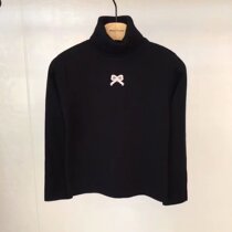 F2EE94372 mini peace Taiping bird children dress 2019 winter dress new girls knitted sweatshirt 429