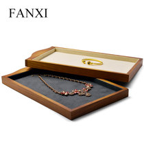 FANXI FANXI jewelry tray Solid wood simple jewelry tray display tray Jewelry storage display tray SM041