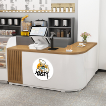 Coffee Shop Bar Desk Brief About Modern Milk Tea Shop Cashier Shop Small Cake Dessert Shop Counter Reception Desk