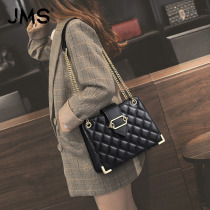 JOYMASAR light luxury bag 2021 leather wild Lingge small fragrance chain bag large capacity wild messenger bag