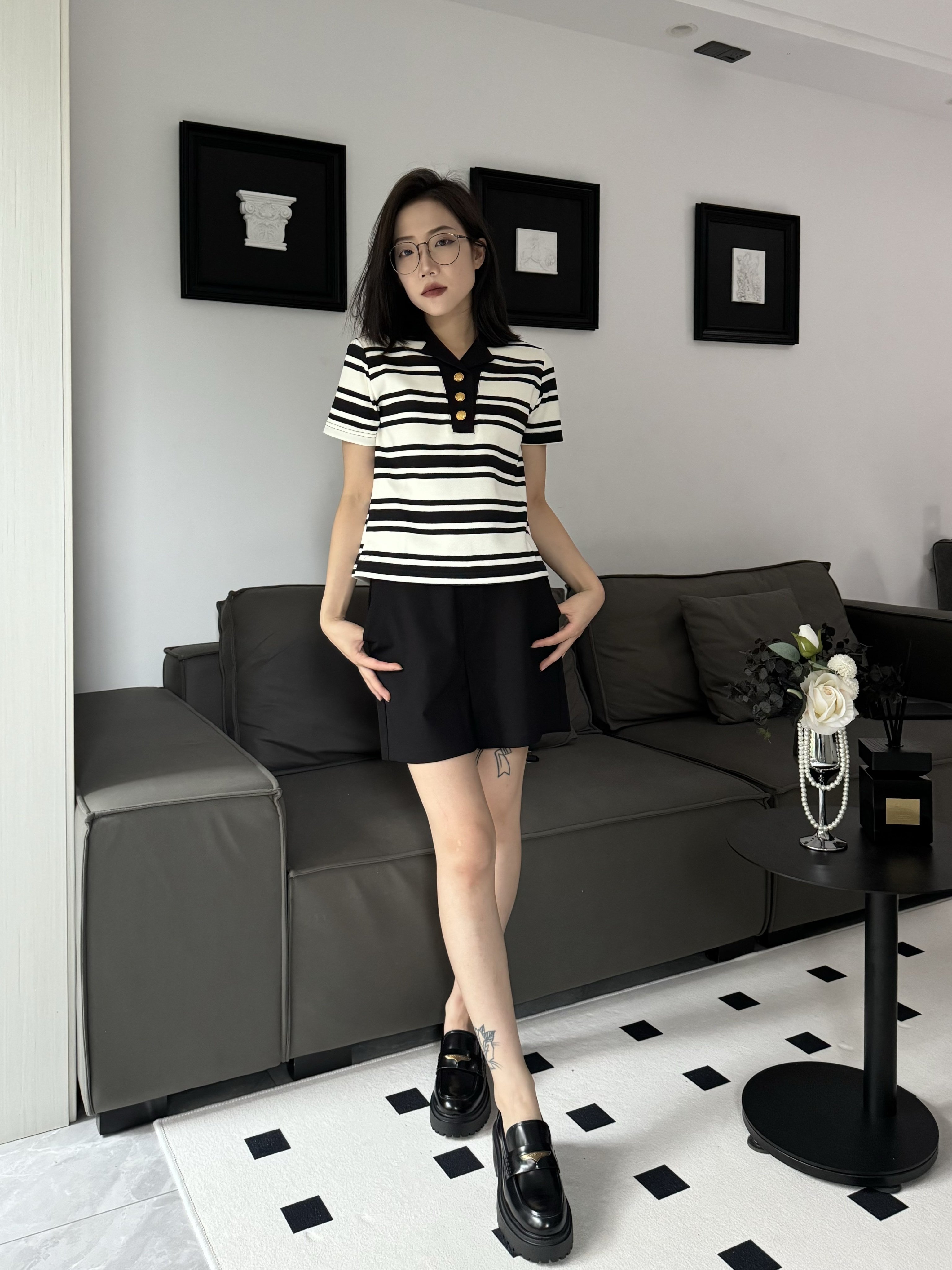 田曦薇同款百丽海鸥乐福鞋2.0 厚底增高设计拉长比例 真皮材质柔软亲肤