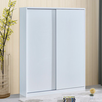 Yiyi furniture hot selling sliding door wardrobe sliding door custom-made simple modern combination wardrobe white two-door flat door