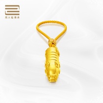 (Custom Dingding) Zhou Dafu to pass on the classic inheritance of tiger tiger raw vitiger pendulum piece gold pendulum piece F221609