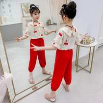 10 Girls Net Red Suit Foreign Air Summer Dress 12 Trendy 11 Trendy 9 Year Old Leisure 7 CUHK Child 6 Elementary School Girls 5