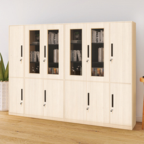 2 m wood grain filing cabinet sheet cabinet information file cabinet financial credentials with lock storage living-room whole wall bookcase