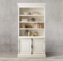 American oak four-door bookcase European simple modern all solid wood bookcase high-grade four-story display cabinet lockers