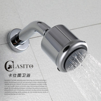 Kashito all-copper wall shower head Air Booster Water-saving small nozzle simple bath shower hidden shower