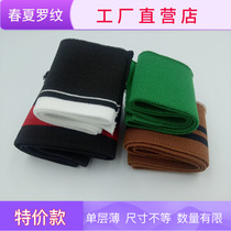 Special price spring and summer ribbed development test Luo mouth collar cuff hem thin horizontal machine thread fabric treatment