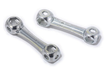 Multifunctional external hex card wrench bicycle tool bone wrench repair tool pedal flower drum