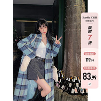 Barbie Aunt Retro Denim Dress Spring New Design Sensation 100 Lap High Waist Display Slim Open Fork A Character Short Skirt