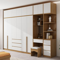 Wardrobe Home Bedroom With Dresser Integrated Modern Brief Composition Overall Closet Computer Desk Corner Locker