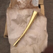 Military fans 70s Army fans using evangelical warning horn pure brass to make old-fashioned contact horn collection