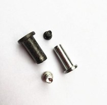 Flat head solid iron rivet galvanized natural color flat head knock type rivet M3M4M5M6M8