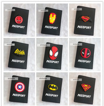 Customized new cartoon cool personality passport cover ID protection cover ticket holder pvc soft rubber passport cover