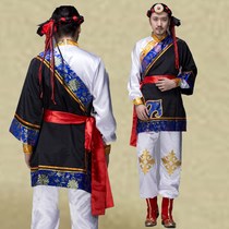 Tibetan clothing mens dance performance clothing adult water sleeve dance performance clothing Mongolian Tibetan robe ethnic