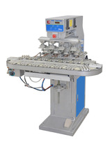 P4 C four color transport belt oil cup pad printing machine four color pad printing machine warranty one year custom pad printing machine
