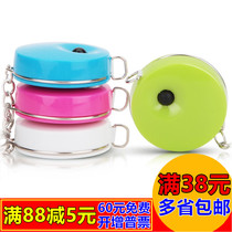 Del 8214 Mini Tape Portable Color Case Tape Measure Small Tape Measure 1 5 m Tape with Keychain