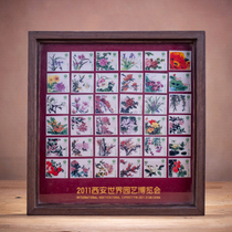 Exquisite Collection is a ceramic stamp issued to commemorate the 2010 World Expo-a hundred flowers bloom in seconds