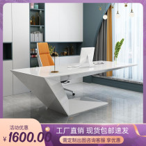 Boss Table Minimalist Modern Competent Table Beauty Salon Designer Advice Table Light Extravagant Women Manager Desk Hot Sell