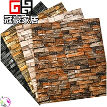 Guanhao brick wallpaper three-dimensional culture self-adhesive shop refurbished foam retro 3D waterproof industrial wind wall stickers Wall Wall
