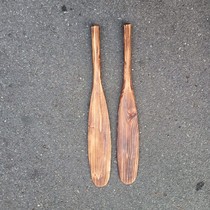 50-90cm single-handed paddles tire inner paddle wooden fir Tung oil small boat paddle rafting can be customized
