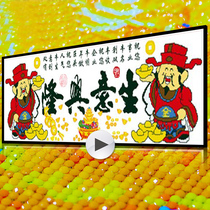 Business Xinglong 2023 New Caixity 5D Crystal Diamond Painting Full Drilling Living Room Point Stick Drill Cross Embroidered Brick Stone Show